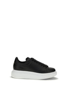 Alexander McQueen Leather Sneakers - Black