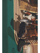 Burberry Knight & Day silk Scarf - Clover Green