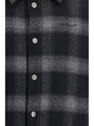 Off-White Padded Flannel Jacket - Black