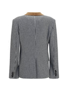 Tom Ford Houndstooth cashmere Jacket - Black&White