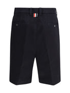 Thom Browne Typewriter Cloth Utility Chino Shorts - Navy