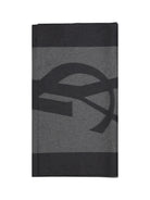 Saint Laurent Cassandre Scarf - Graphite/Dark Grey