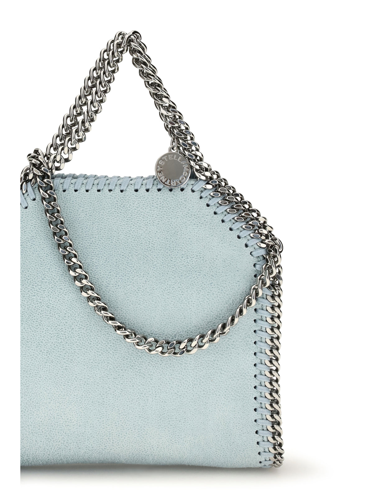 Stella McCartney Tiny Shaggy Handbag - Ice Blue