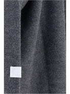 MM6 Maison Margiela Oversized V-neck Sweater - Grey Melange