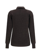 Lemaire Merino wool high neck Sweater - Black Melange
