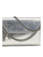 Stella McCartney Falabella metallic fabric Shoulder Bag - Silver
