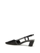 Roger Vivier Belle Vivier shiny-effect Slingback Pumps - Black