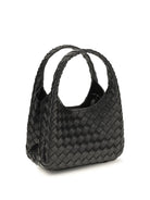 Bottega Veneta Baby Campana leather Handbag - Black-M Brass