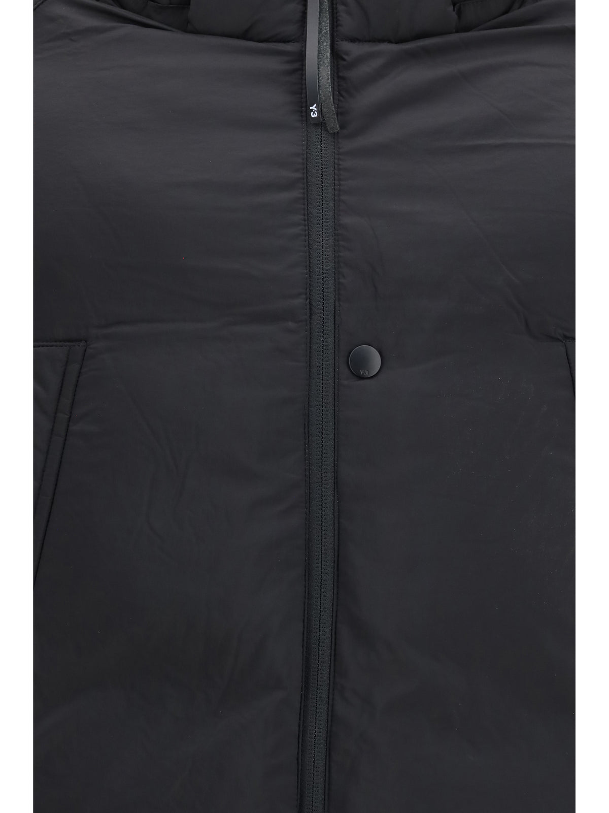 Y-3 Hooded Down Jacket - Black