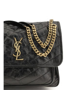 Saint Laurent Niki Shoulder Bag - Black