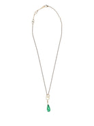 Valentino Garavani Gold-Tone Vlogo Necklace With Stones And Crystals