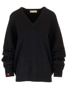 Tory Burch Stretch Wool Sweater - Black