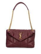Saint Laurent Small Puffer Bag - Bordeaux
