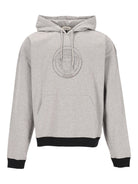 Versace Cotton Jersey Sweatshirt With Print - Grey
