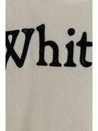Off-White Bookish Shared crewneck Sweater - Ivory Black