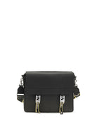 Fendi Flow Mess medium Roman leather Crossbody Bag - Black