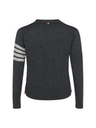 Thom Browne Virgin wool Cardigan - Med Grey