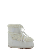 Moon Boot Icon Low Faux Fur Boots - Optical White