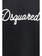 Dsquared2 Cotton crewneck Sweatshirt with logo - Black