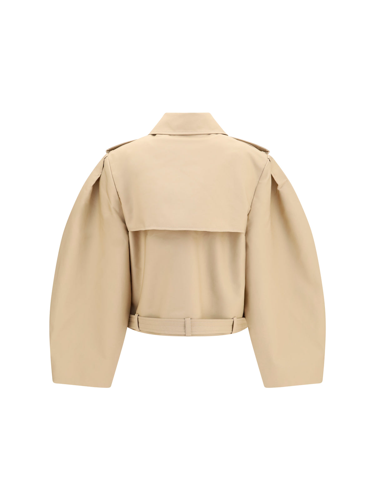 Ganni Double-breasted belted Jacket - Warm Sand
