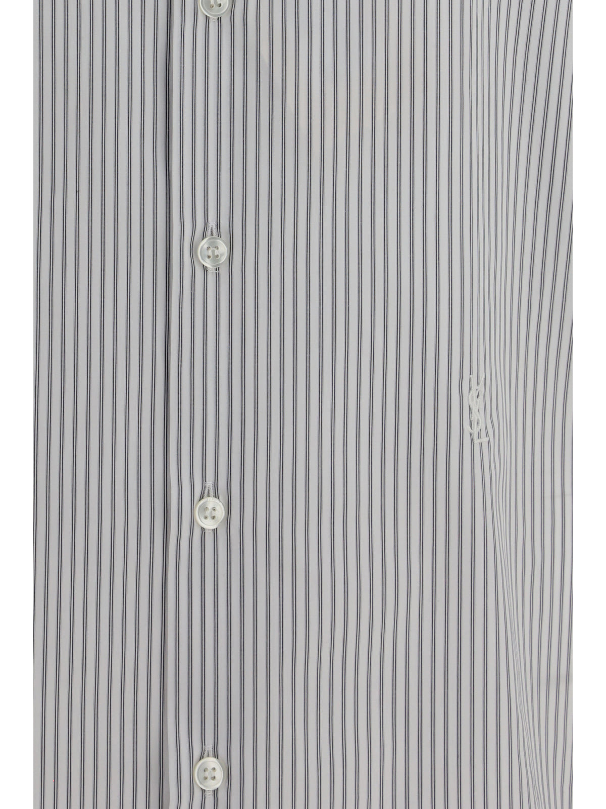 Saint Laurent Striped Shirt with button fastening - Beige