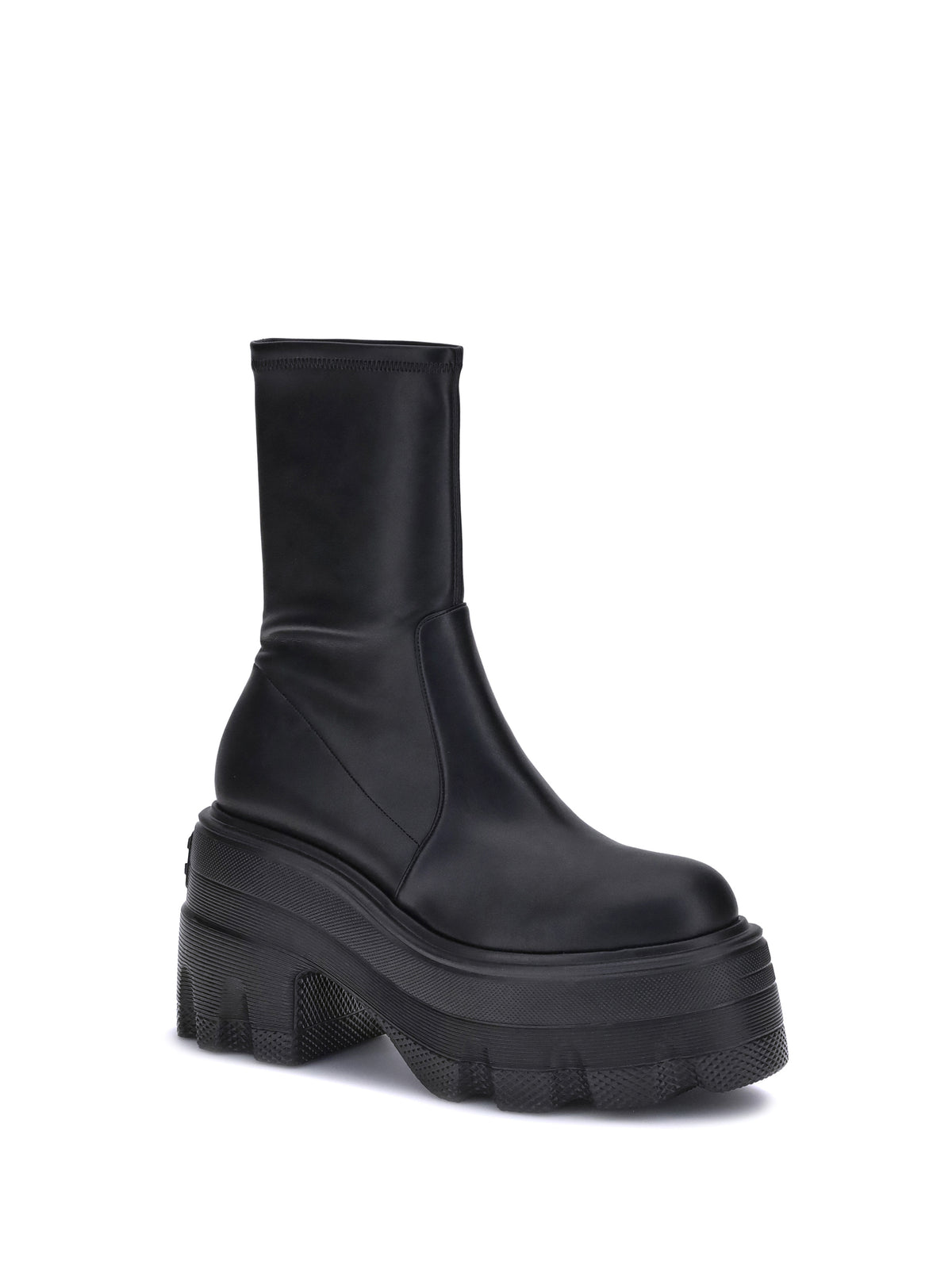 Casadei Faux leather ankle Boots - Black