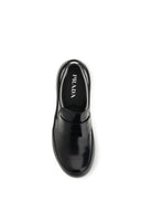 Prada Leather Loafers - Black
