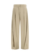 The Row Iven silk and nylon Pants - Beige