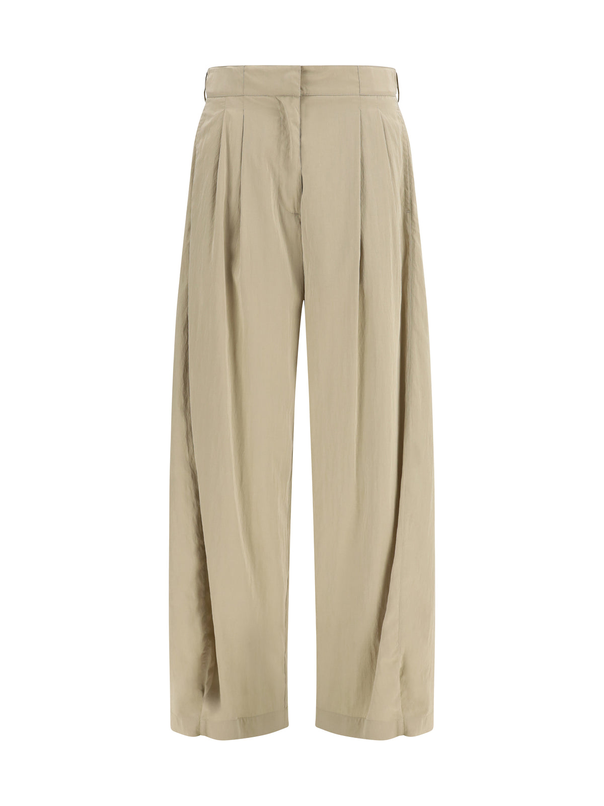 The Row Iven silk and nylon Pants - Beige