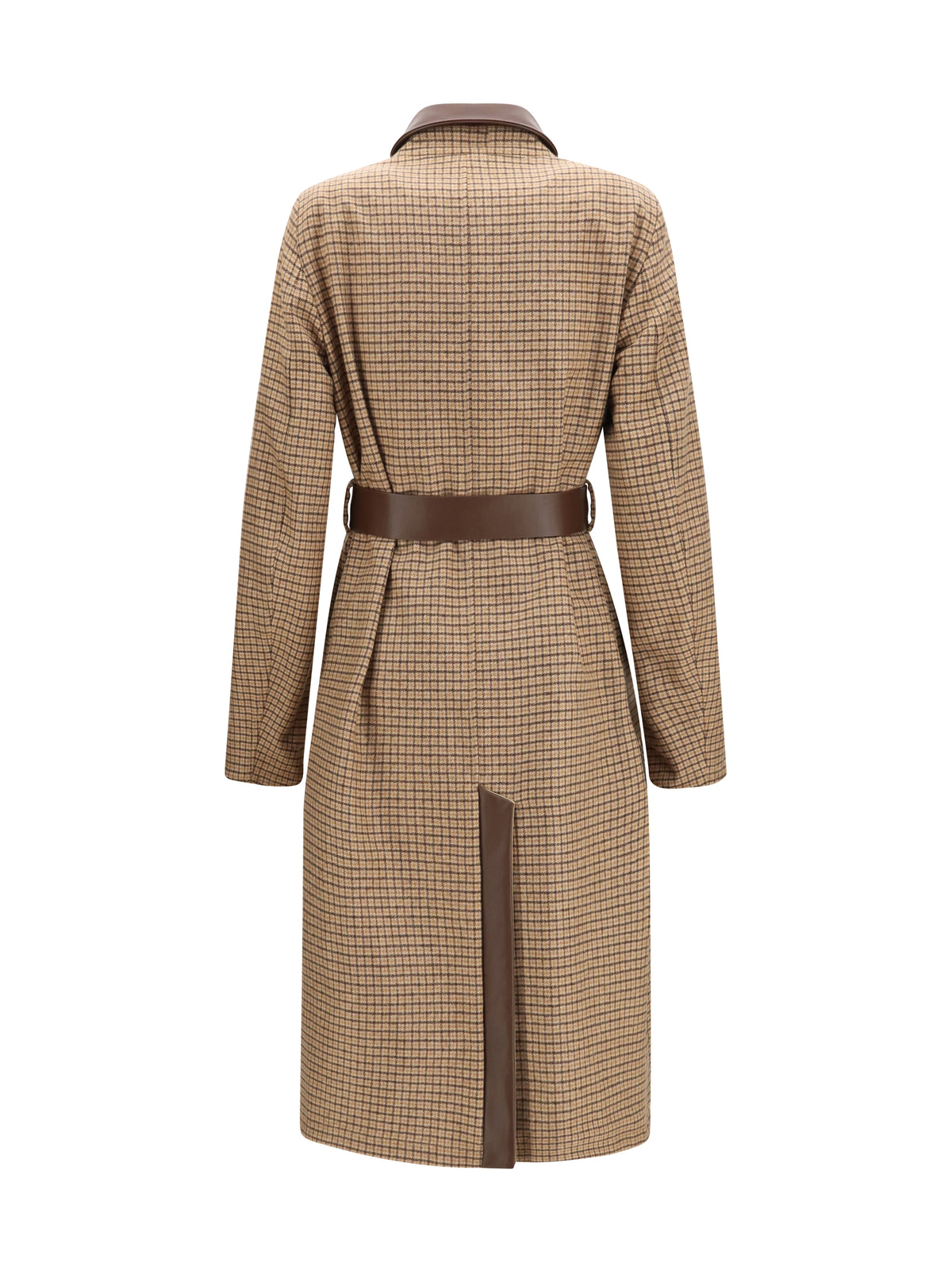 Jacob Cohen Reversible cotton gabardine and cashmere Pied-de-Poule Trench Coat - D90