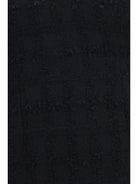 Alessandra Rich Checked bouclé tweed mni Dress with bows - Black