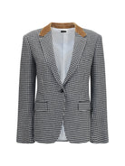 Tom Ford Houndstooth cashmere Jacket - Black&White