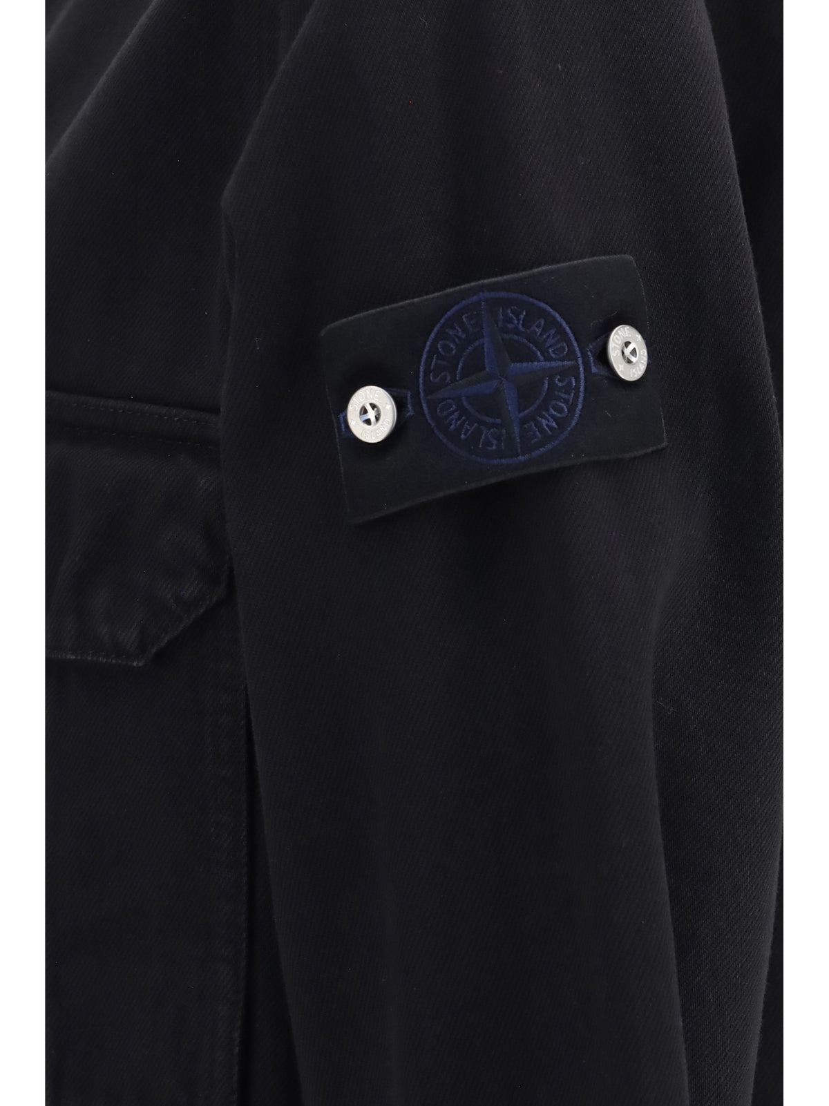Stone Island Light Bull 1200002 Denim Jacket - Black