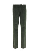 Etro Roma stretch cotton corduroy Pants - Green Muschio