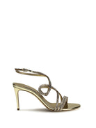 Casadei Julia Josephine Sandals - Gold+Platino