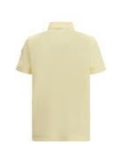 Moncler Cotton piqué Polo Shirt - Pastel Yellow