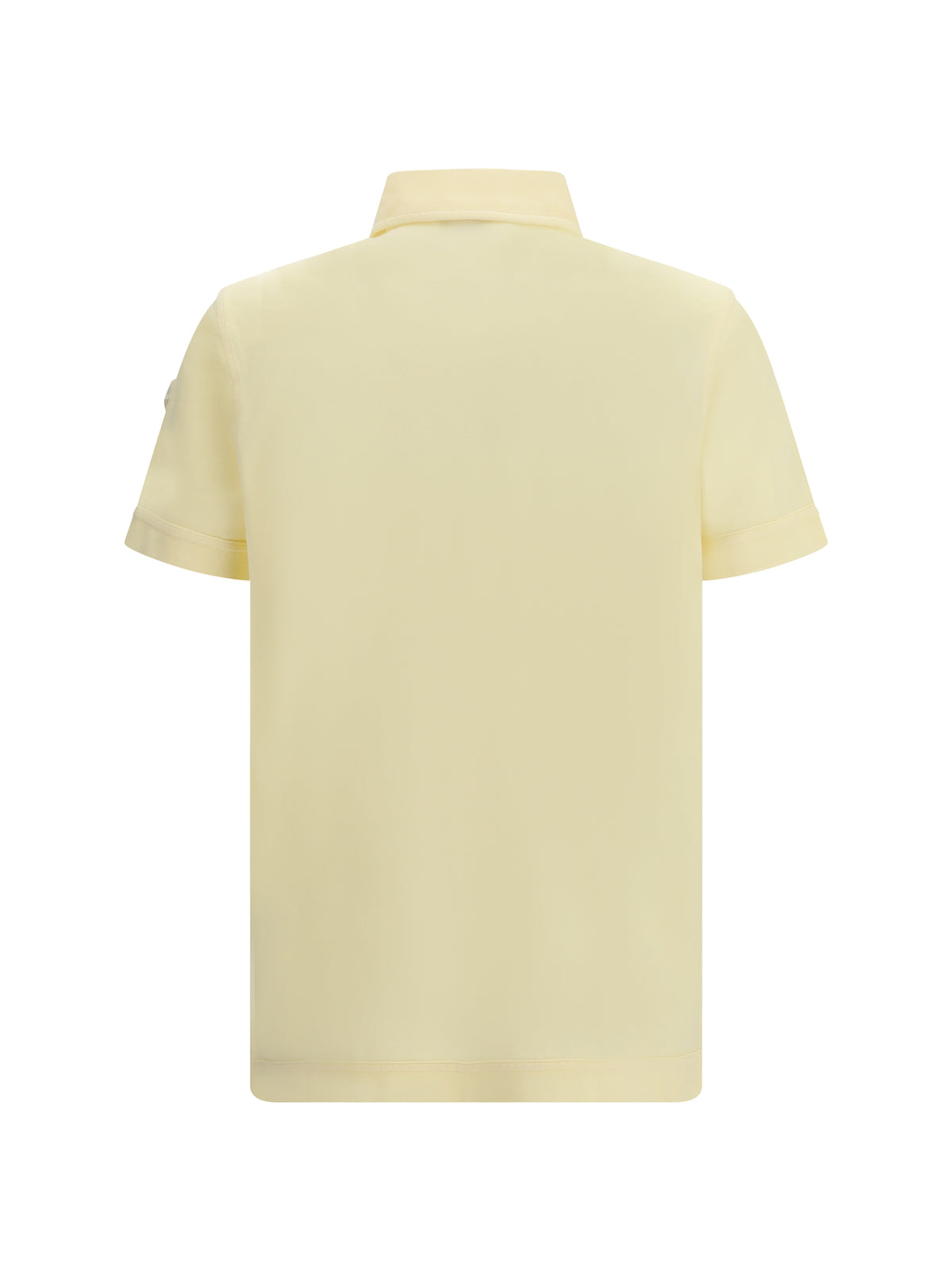 Moncler Cotton piqué Polo Shirt - Pastel Yellow