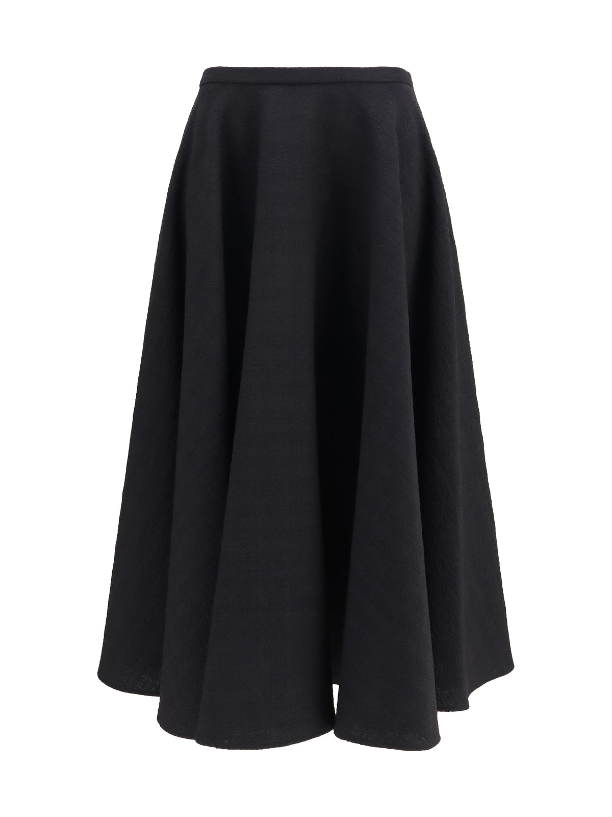 Lardini Virgin wool ruffled Midi Skirt - 999
