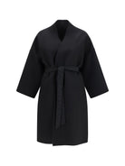 Fendi FF Zucca wool Coat - Black