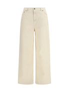 Golden Goose Wide-leg cotton denim Jeans - Yellow