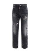 Dsquared2 Teddy dark wash stretch denim Jeans - Black
