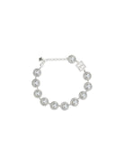 Magda Butrym Pearl and crystal Necklace - Rhodium Silver