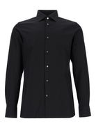 Zegna Trophy Cotton Shirt - Black