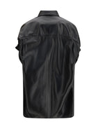 Balenciaga Tucked Sleeves Shirt - Black