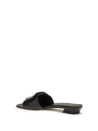 Roger Vivier Leather slide Sandals - Black