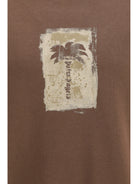 Palm Angels Palm Tree crewneck Sweatshirt - Brown - Khaki