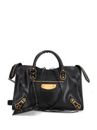 Balenciaga "Le City Uptown" Medium Shoulder Bag - Black