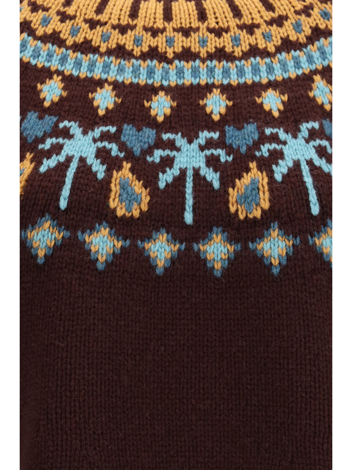Alanui Sweet Winter wool Sweater - Vermouth/Multi