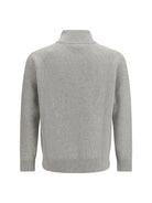 Lardini Wool and cashmere zip Sweater - 910Pa