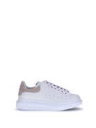Alexander McQueen Leather Sneakers - Off White